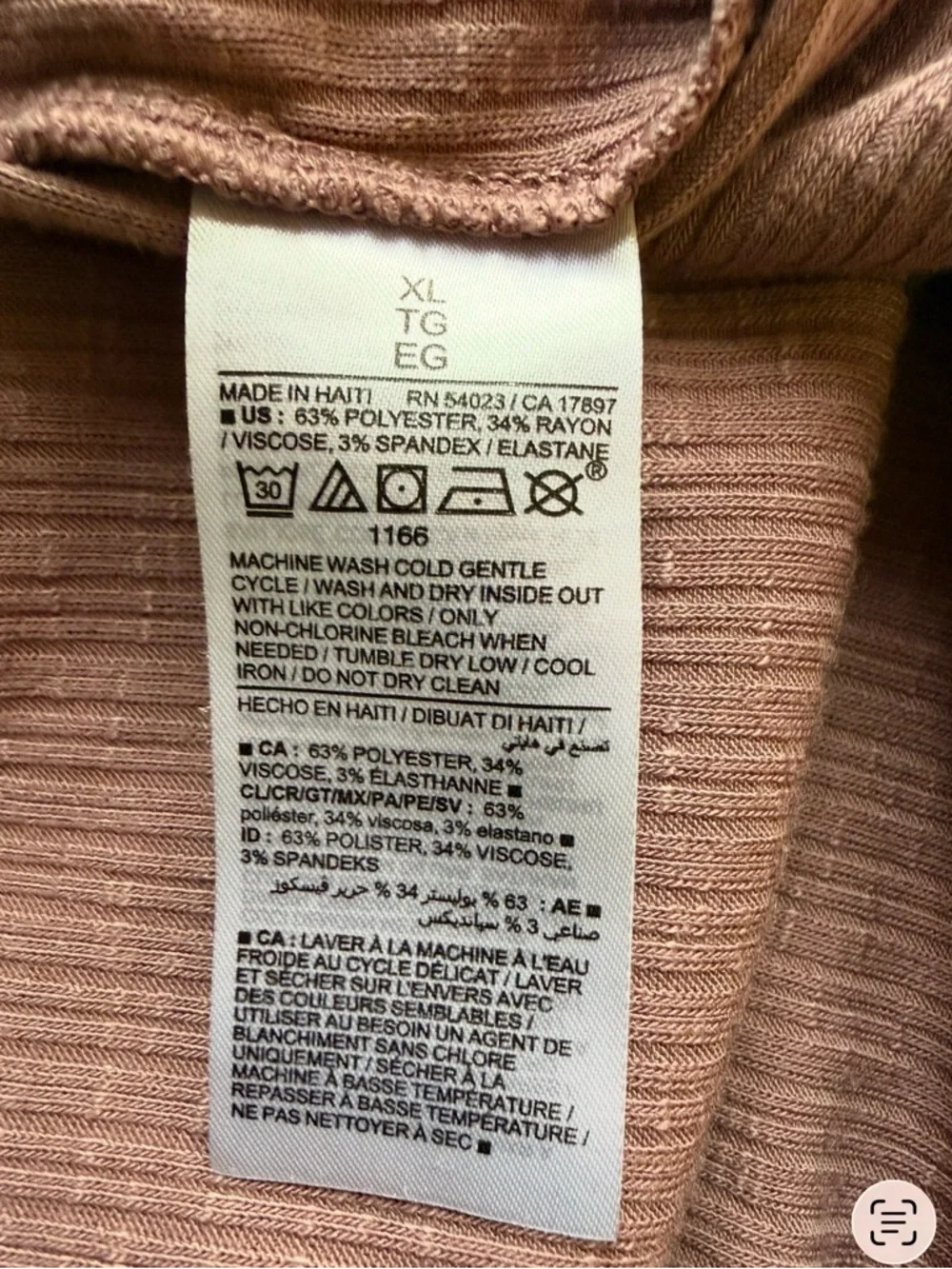 Old Navy Mauve Ribbed Tank Top Size XL Casual Minimalist Summer Stretch Basic - Picture 4 of 10